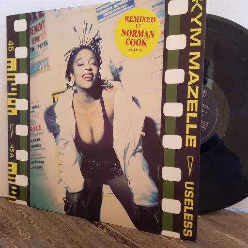 KYM MAZELLE useless REMIXED BY NORMAN COOK. 12” VINYL SINGLE. 12SY36