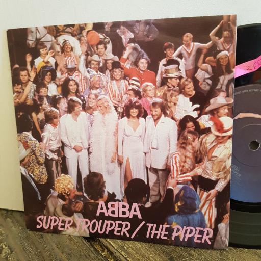 ABBA super trouper. the piper. 7" vinyl SINGLE. EPC9089
