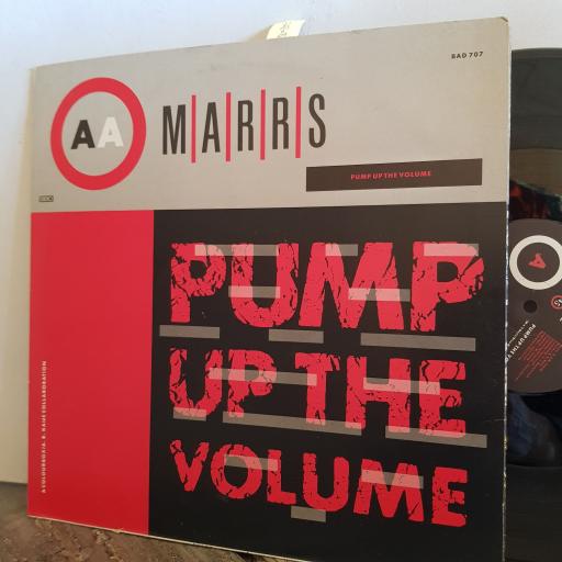 MARRS pump up the volume. anitina, the first time I see she dance. 12” VINYL SINGLE. BAD707