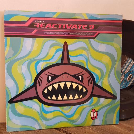 REACTIVATE 9 razor sharp beats + bytes. 2 X VINYL 12" LP. REACTLP44