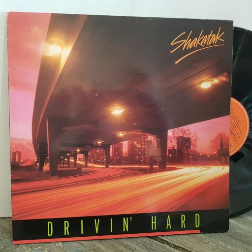 SHAKATAK drivin' hard . VINYL 12" LP. POLS1030