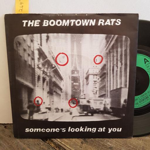 BOOMTOWN RATS someone's looking at you. when the night comes. 7" vinyl SINGLE. ENY34