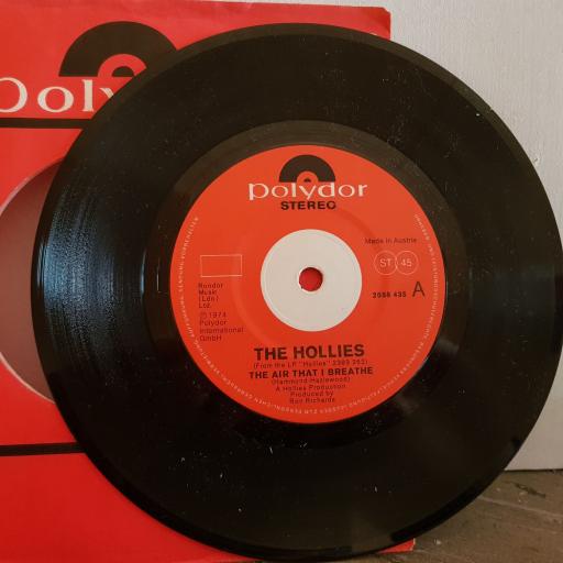 THE HOLLIES the air that I breathe. no more riders. 7" vinyl SINGLE. 2058435