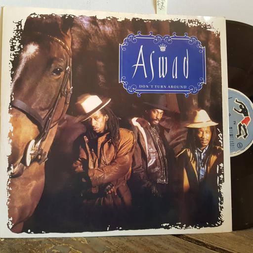 ASWAD don't turn around. 3 track VINYL 12" single. 12IS341