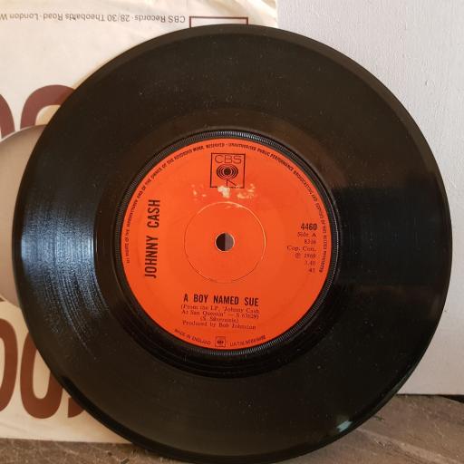 JOHNNY CASH a boy named Sue. San Quentin. 7" vinyl SINGLE. 4460