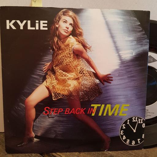 KYLIE step back in time. 7" vinyl SINGLE. PWL64