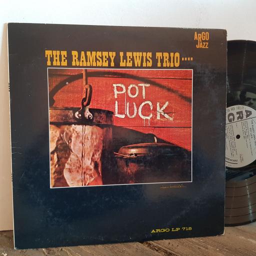 THE RAMSEY LEWIS TRIO pot luck. VINYL 12" LP. ARGOLP715