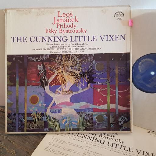Leo Janácek, Prague National Theatre Chorus and Orchestra. The Cunning Little Vixen. 12" vinyl LP BOX SET. 1 12 1181-2