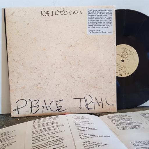 NEIL YOUNG peace trail. 12" VINYL LP. With fold-out lyric insert. 558314-1