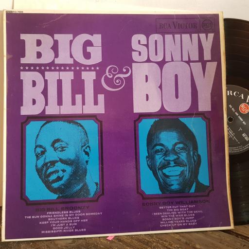 SONNY BOY WILLIAMSON, BIG BILL BROOZNY Big Bill and Sonny Boy. 12" VINYL LP. RD7685