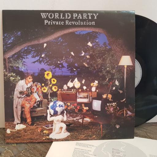 WORLD PARTY private revolution. VINYL 12" LP. CHEN4