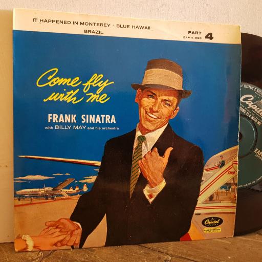 FRANK SINATRA come fly with me. 4 track 7" vinyl SINGLE. EAP4920
