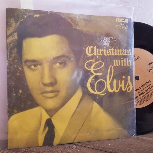 ELVIS PRESLEY Christmas with Elvis. White Chritmas. 4 track 7" vinyl SINGLE. 20628