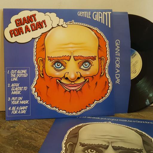 GENTLE GIANT giant for a day. VINYL 12" LP. CHR1186