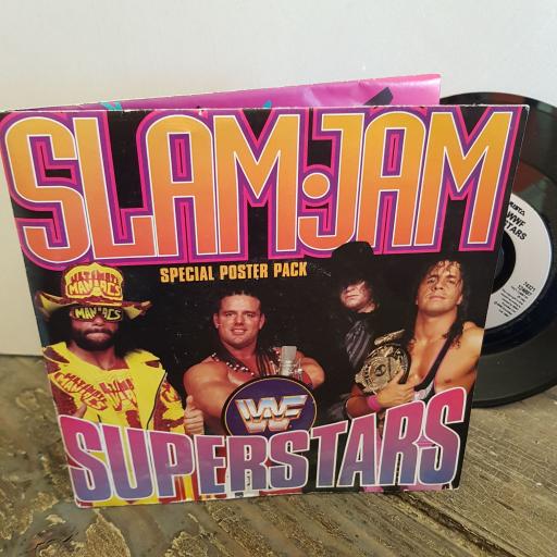 WF SUPERSTARS Slam Jam. SPECIAL POSTER PACK. 7" vinyl SINGLE. 74321 126567