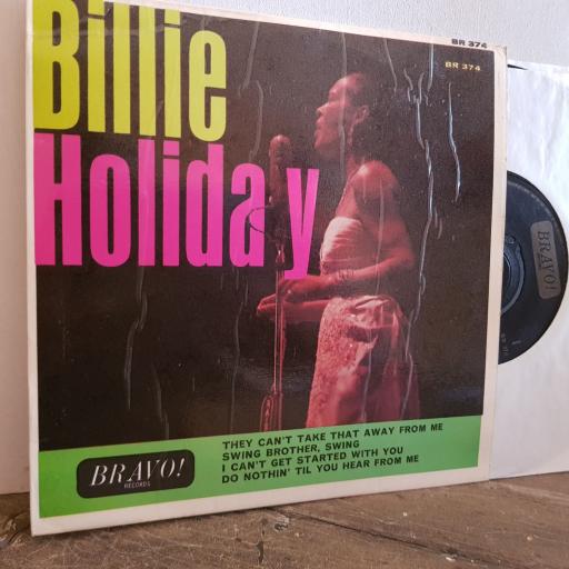 BILLIE HOLIDAY they can't take that away from me. 7" vinyl 4 TRACK EP SINGLE. BR374