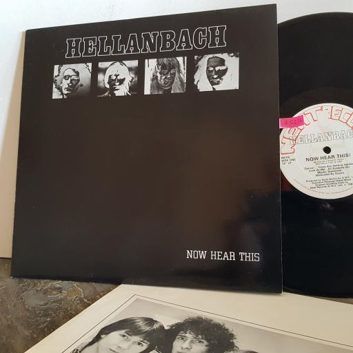 HELLENBACH now hear this. VINYL 12" LP. NEAT1006