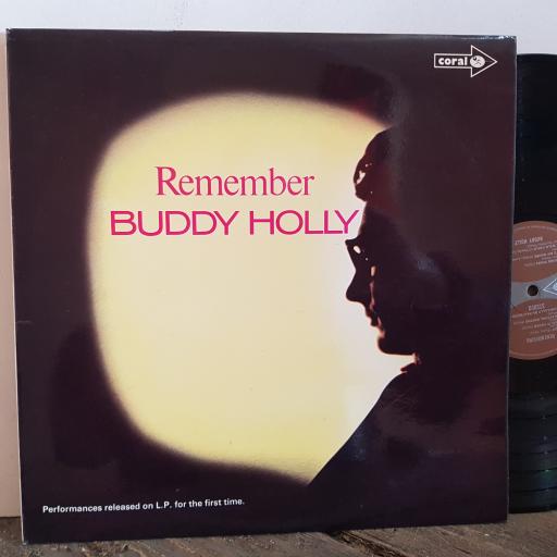 BUDDY HOLLY remember. VINYL 12" LP. CPS71