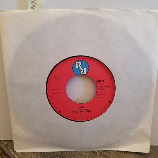 PRETENDERS kid. tattoed love boys. 7" vinyl SINGLE. ARE9