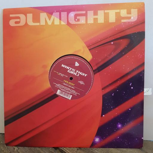 WHO'S THAT GIRL! holiday. 12” VINYL SINGLE. 12ALMY131