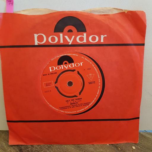 THE MARBLES only one woman. 7" vinyl SINGLE. 56272