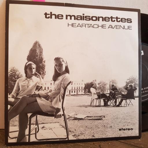 THE MAISONETTES heartache avenue. the last one to know. 7" vinyl SINGLE. RSG1