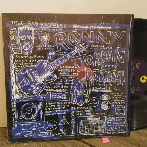 RONNY JORDAN meets D.J. KRUSH bad brothers VINYL 12" LP. IMA8024
