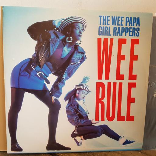 THE WEE PAPA GIRL RAPPERS wee rule RAGAMUFFIN MIX. Rebel Rap. VINYL 12" LP. JIVET185