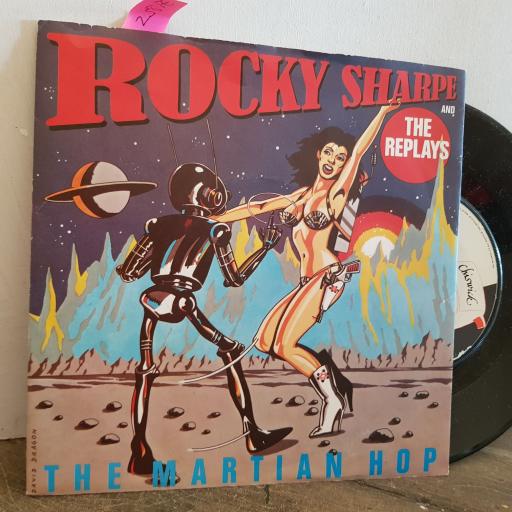 rockY SHARPE and THE REPLAYS the martian hop.a fool in love with you. 7" vinyl SINGLE. CHIS121