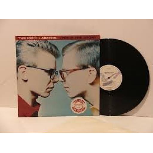 THE PROCLAIMERS this is the story, 12" VINYL LP. 208 411-630