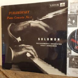 Tchaikovsky. Solomon. Philharmonia Orchestra. Issay Dobrowen. Piano Concerto No. 1. 12" vinyl LP. CLP 1001