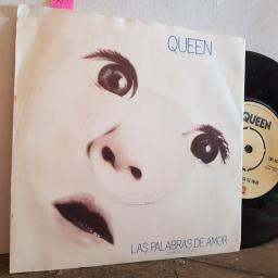 QUEEN las palabras de amor. cool cat. 7" vinyl SINGLE. EMI5316