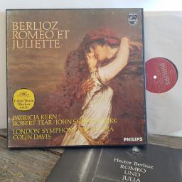 Berlioz. Patricia Kern. Robert Tear. John Shirley-Quirk. London Symphony Orchestra. Colin Davis. Roméo Et Juliette. 12" vinyl LP BOX SET. 839717 LY