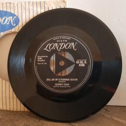JOHNNY CASH and the TENNESSEE TWO ballad of a teenage queen. big river. 7" vinyl SINGLE. 45HLS8586