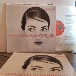 Callas. The Philharmonia Orchestra and Chorus. Tullio Serafin. Lucia Di Lammermoor. 2 X 12" vinyl LP. SAX 2316-17