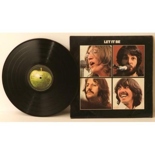 THE BEATLES Let it be. 12" VINYL LP. PCS7096