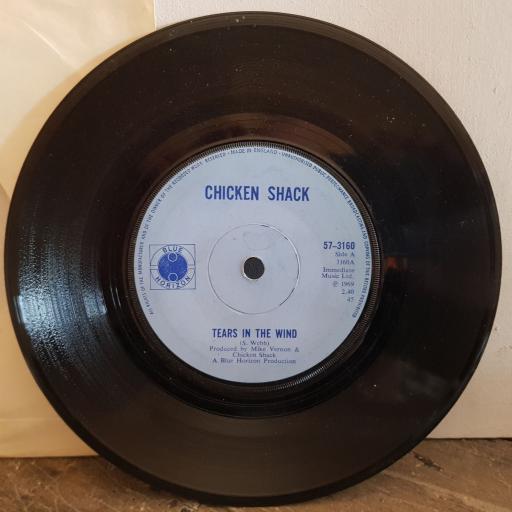 CHICKEN SHED tears in the wind. the things you put me through . 7" vinyl SINGLE. 573160