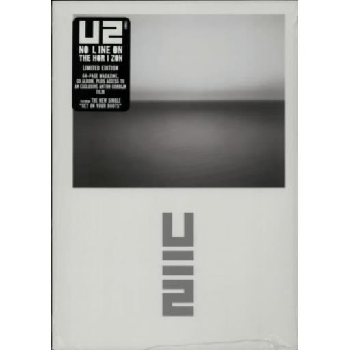 U2 no line on the horizon limited edition magazine