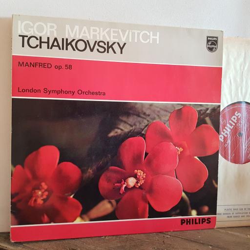 Tchaikovsky. Igor Markevitch, London Symphony Orchestra. Manfred Op. 58. 12" vinyl LP. AL3491