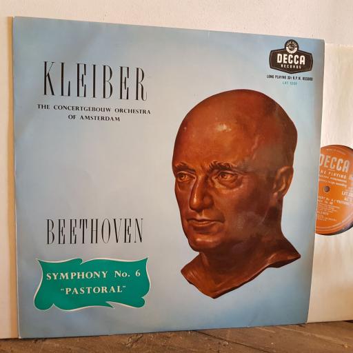 Beethoven. Kleiber. The Concertgebouw Orchestra Of Amsterdam. Symphony No. 6 "Pastoral". 12" vinyl LP. LXT 5359