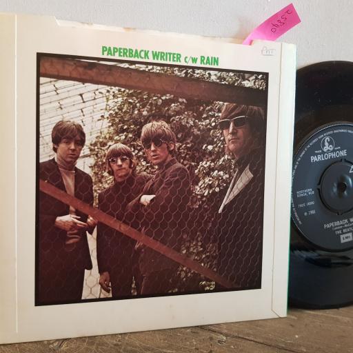 THE BEATLES paperback writer. rain. 7" vinyl SINGLE. R5452