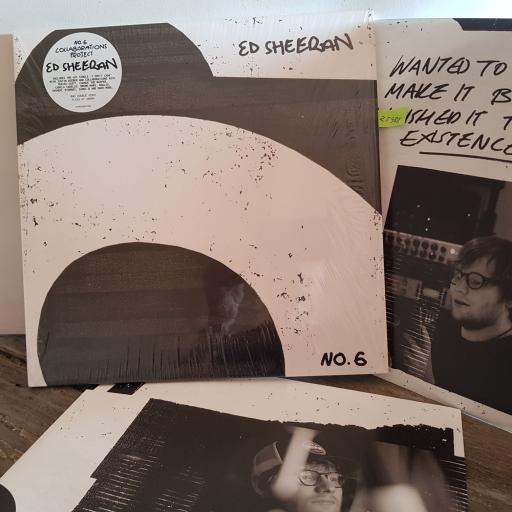 ED SHEERAN No.6 collaborations project. 180G DOUBLE VINYL 45RPM. 12" vinyl LP. LC14666