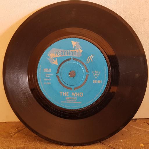 THE WHO substitute. waltz for a pig. 7" vinyl SINGLE. 591001