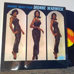 DIONNE WARWICK Make way for dionne warwick, 12" vinyl LP. NPL28046