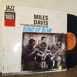 MILES DAVIS Kind of blue, 12" vinyl LP. JWR4534