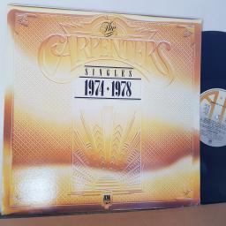 CARPENTERS Singles 1974-1978, 12" vinyl LP. AMLT19748