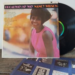 NANCY WILSON Broadway - my way, 12" vinyl LP. T1828