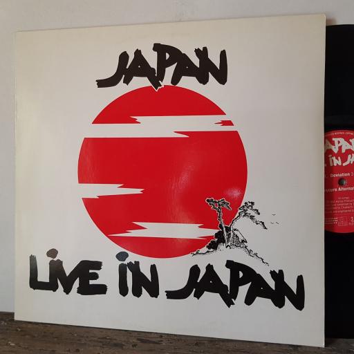 JAPAN Live in japan, 12" vinyl EP, 600242