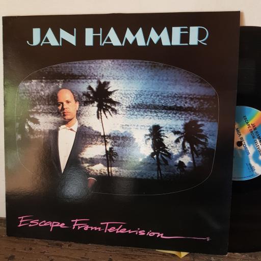 JAN HAMMER Escape from television, 12" vinyl LP. MCF3407
