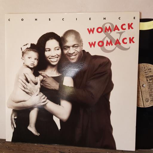 WOMACK & WOMACK Conscience, 12" vinyl LP. BRLP519